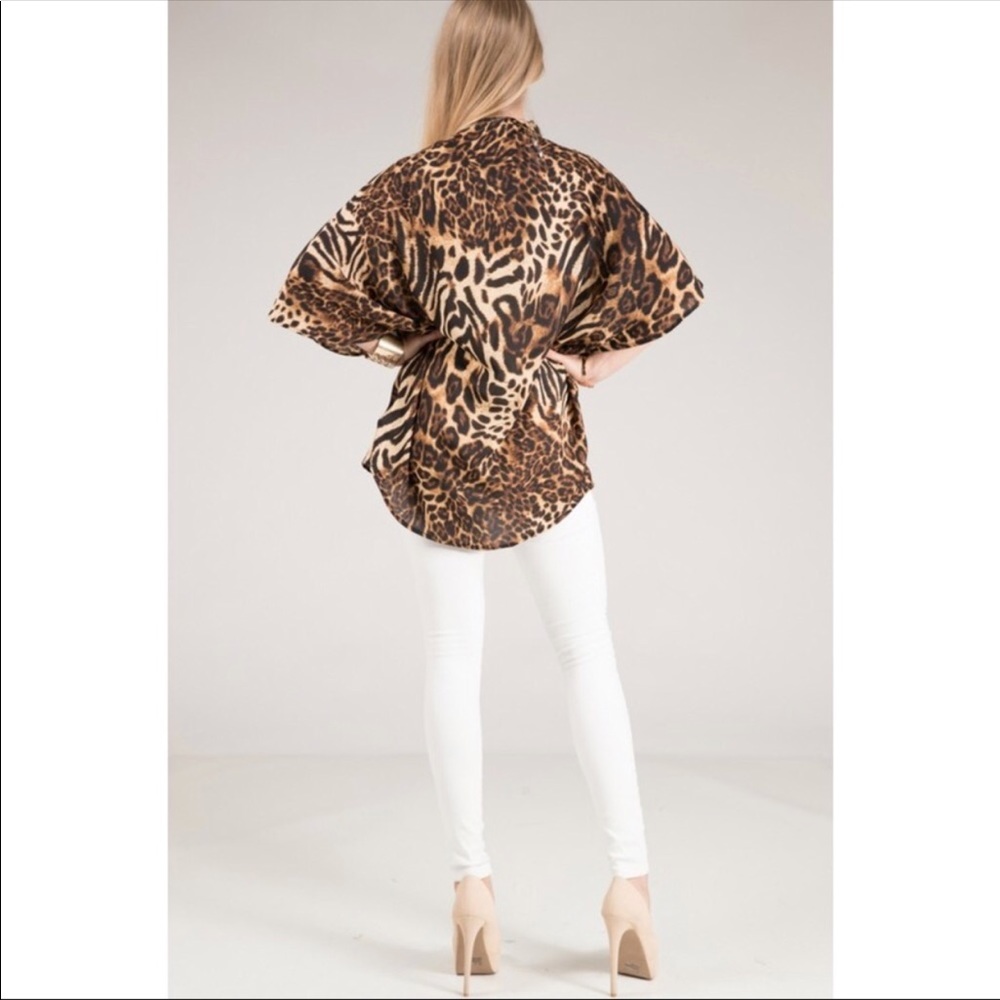 Leopard Print Shrug - Picture 4 of 4